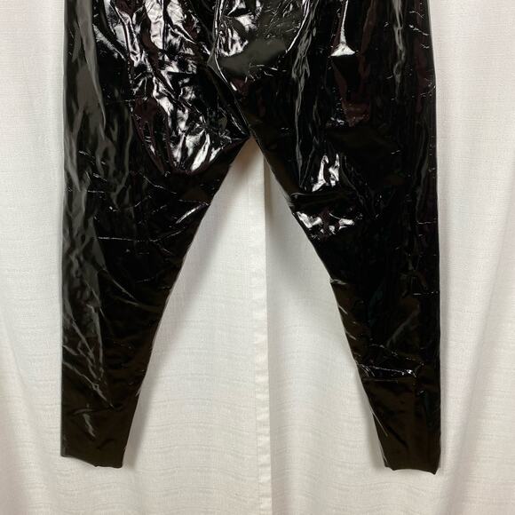Commando Black Faux Patent Leather Leggings Sz.XL NWT - Picture 15 of 16